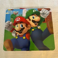 Super Mario Deluxe coloring set -Markers/Sheets/Stamps metal carrier