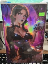 Artist Alley Multiverse Saga By Dhaxina HOT! FOIL Wednesday Addams Family