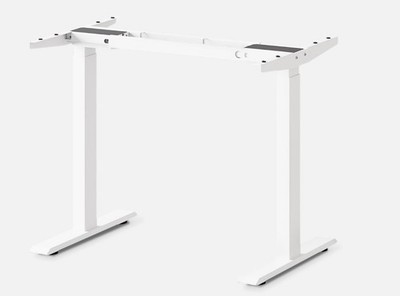 Autonomous Desk DIY   2-Stage Height Adjustable Standing Desk Frame, White, Ship
