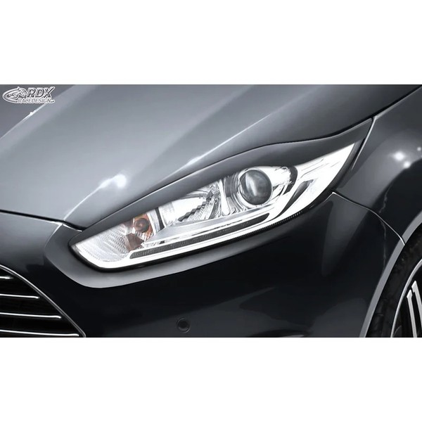 RDX Scheinwerferblenden FüR Ford Fiesta VII Facelift 2012-2017 ABS TÜV-image