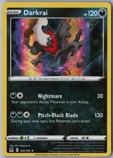DARKRAI 120/196 HOLO RARE LOST ORIGIN POKEMON