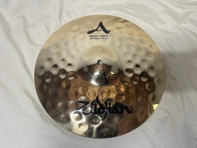 13  Zildjian A Series Pocket Hi Hat Cymbal BOTTOM ONLY 1184g Rare Find!