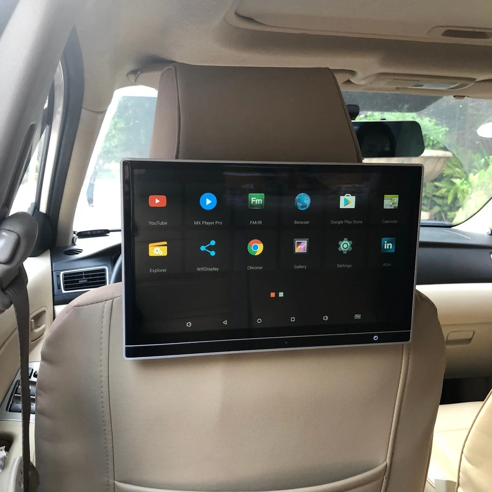 Android 12.0 Car TV Headrest With Monitor For GMC Rear Seat Entertainment System - Image 2 of 4