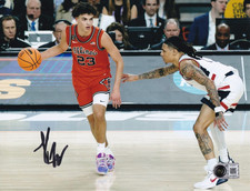 KEATON WAGLER signed (ILLINOIS FIGHTING ILLLINI basketball 8X10 BECKETT BY085657