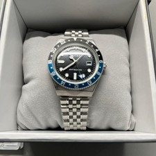 TIMEX Q GMT TW2V38100VK Batman Bezel Watch wi...