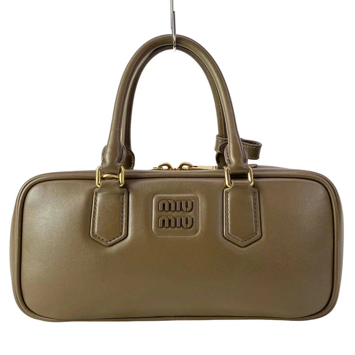 Green Leather Exterior Miu Miu Bags & Handbags for Women for sale