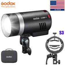 GODOX AD300Pro II 2.4G HSS 300W Portable Outdoor Studio Strobe Flash S3 Bracket