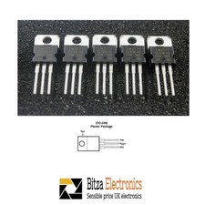 Image of 5x LM317T LM317 3 Terminal Positive Adjustable Voltage Regulator IC TO-220