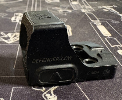 Vortex Optics Defender-CCW 6 MOA Red Dot Optic (DFCCW-MRD6)