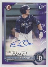 2022 Bowman Paper Prospect Purple Border 70/250 Erik Ostberg #PPA-EO Auto ni4
