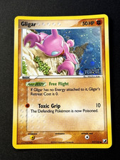 Gligar 57/115 EX Unseen Forces Reverse Holo Stamped LP 2005 Pokemon Card