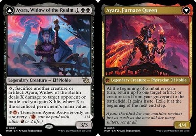 Ayara, Widow of the Realm // Ayara, Furnace Queen - Foil x1 NM Magic the Gatheri
