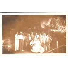 RPPC Postcard Group Photo Medical Interns Real Photo Hospital Staff