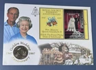 1997 Jersey £5 PNC QEII Golden Wedding Anniv. One Stamp. 1728.