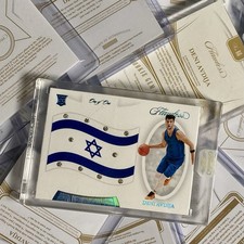 2020 Panini Flawless Collegiate Deni Avdija Israel Team Gems RC  10 Diamonds 1/1