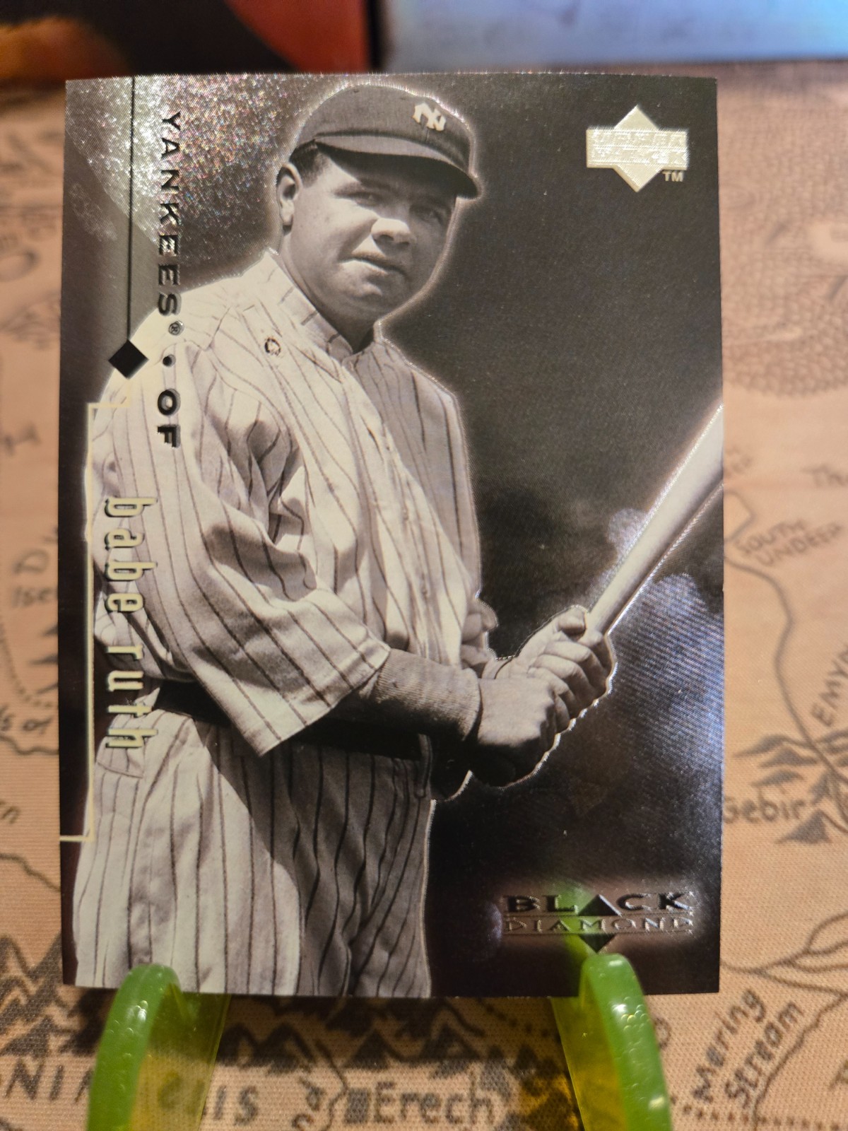 1999 Upper Deck Black Diamond Babe Ruth #90 New York Yankees
