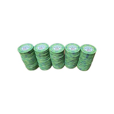 Sidepot Gaming $25,$100, $500 Cigar & Snifter Hybrid Poker Chips 100 Ct each
