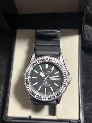 CITIZEN CRYSTRON Diver's GN-4-S 150m 39mm From Japan