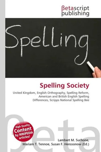 Lambert M. Surhone (U. A.) | Spelling Society | Taschenbuch | Englisch (2026)-image