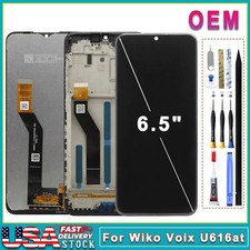 Original LCD Display Digitizer Touch Screen Assembly  Frame For Wiko Voix U616AT