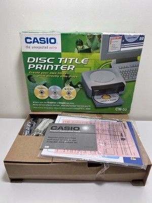 Casio CW-50 CD/DVD Thermal Printer for sale online | eBay