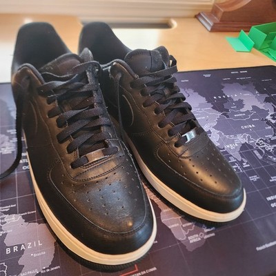 nike air force 1 low men size 13 (black & white)