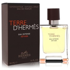 Terre D'hermes Eau Intense Vetiver by Hermes 50 ml Eau De Parfum Spray For Men