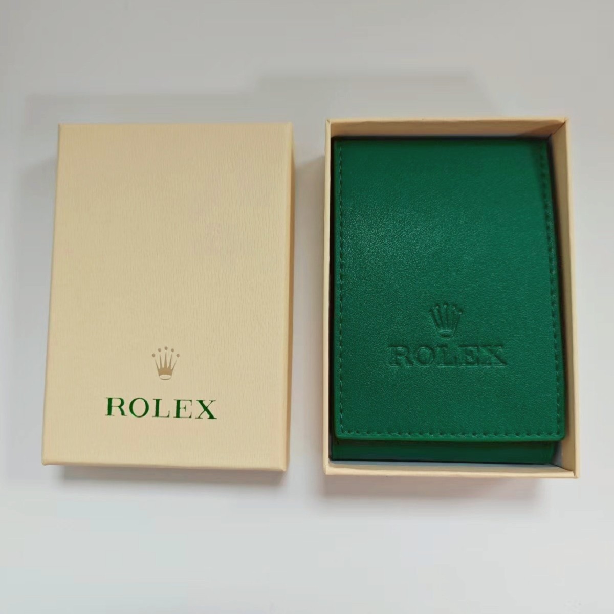 Rolex Watch Travel Pouch Leather Premium Service Center Pouch NIB