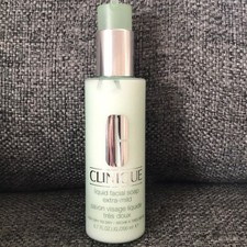 NEW CLINIQUE LIQUID FACIAL SOAP EXTRA MILD 6.7 OZ/200 ml Full Size Very Dry Skin