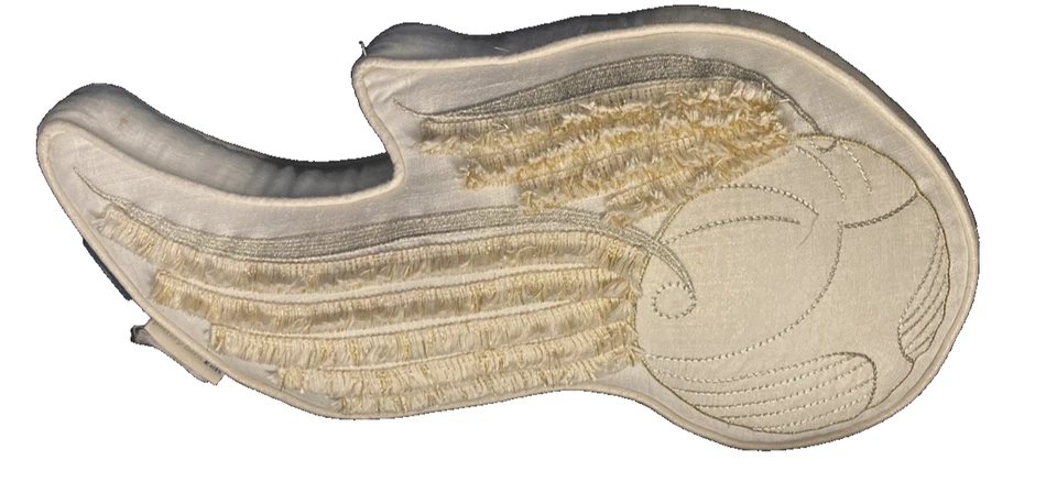 Pottery Barn Kids Harry Potter Golden Snitch Wings Shaped Pillow Preowned - Image 2 of 4