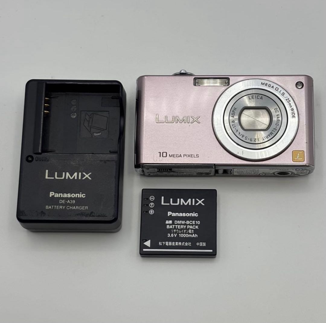 Panasonic LUMIX DMC-FX35 Pink Compact Digital Camera Tested Good Condition
