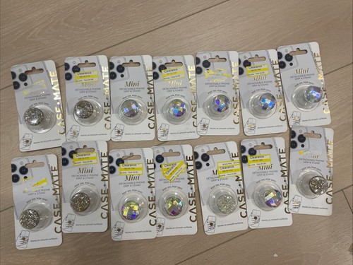 Lot Of 14 CASE MATE Mini Detachable Phone Grip & Stand Pop On Pop Off - 第 1/2 張圖片