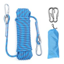 Outdoor Climbing Rope 12MM Diameter 10M 32ft 20M 64ft 12mm/32ft, Blue