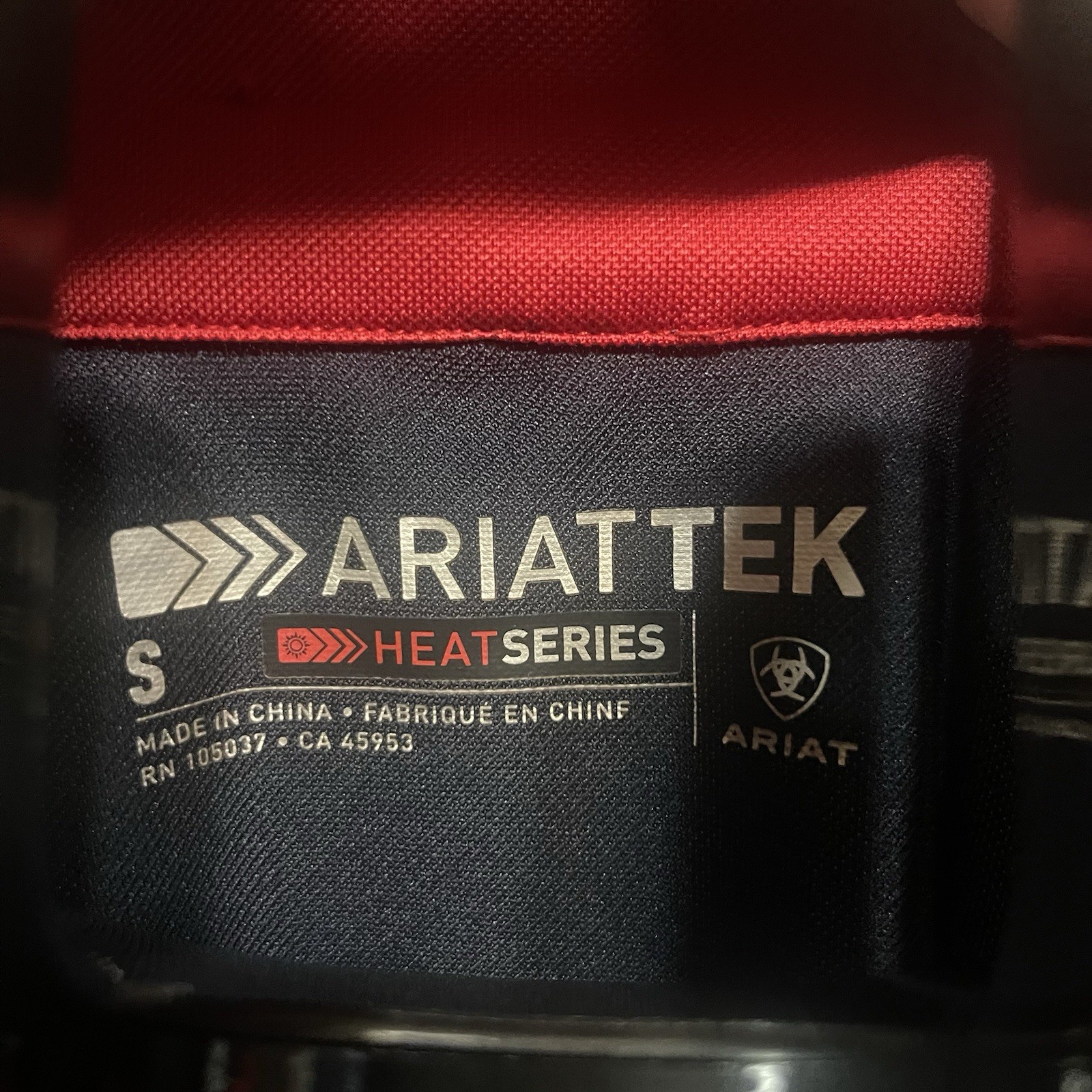 Ariat Women's Small Team Softshell Jacket Navy Re… - image 3