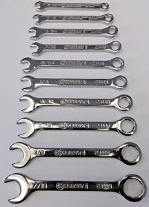 Autres produits 23441 - 23449 9 Ensemble de clé combinée midget pièce 3/16" - 7/16" USA