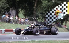 ELIO DE ANGELIS LOTUS 91 1982 BRITISH GRAND PRIX BRANDS HATCH 35MM SLIDE PHOTO