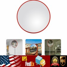 30" Round Corner Convex Mirror,Security Safety Outdoor Driveway Garage Wide View