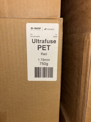 BASF Ultrafuse PET Filament 1.75mm 750g [Red] - Factory Sealed (BULK)