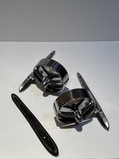 Vintage 60s Yankee Pacesetter Tri Bar Mirrors With Mounts Classic Car 40117