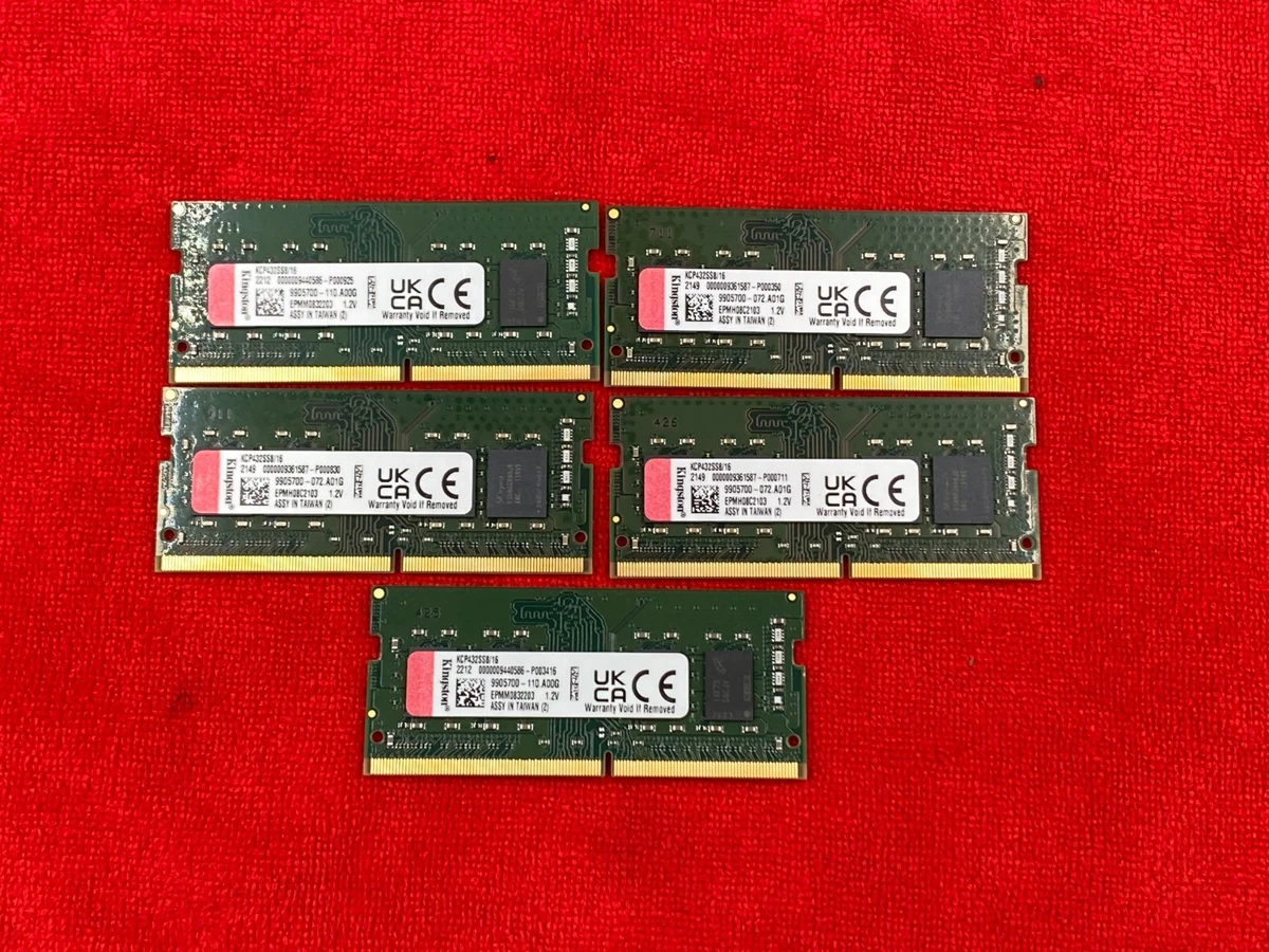 Kingston SO-DIMM 16 GB Computer Memory (RAM) for sale | eBay