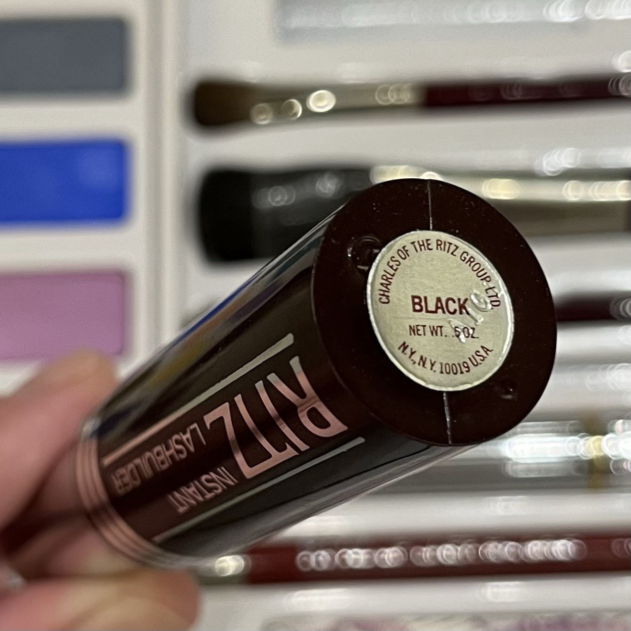 Rare NIB Vintage Charles Of The Ritz Makeup Pallet and Brush Set Unused w/ Tag 