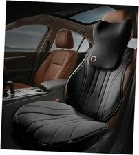 Luxury Suede Car Seat Cushion   Alcantara-Inspired Soft Seat Cover with Free 1