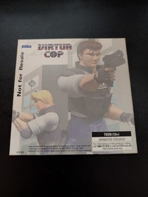 Virtua Cop Not For Resale NFR - Original Slip Sleeve and Game Sega Saturn 