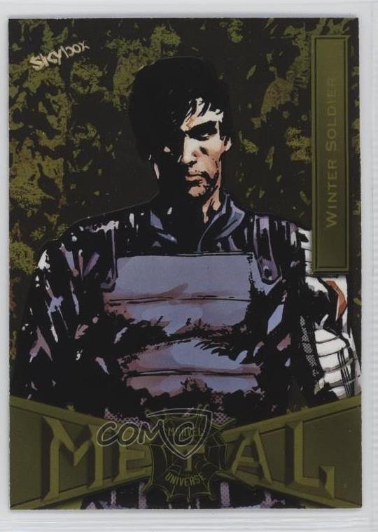 2022 Marvel Metal Universe Spider-Man Yellow Light FX Winter Soldier #99 0x06