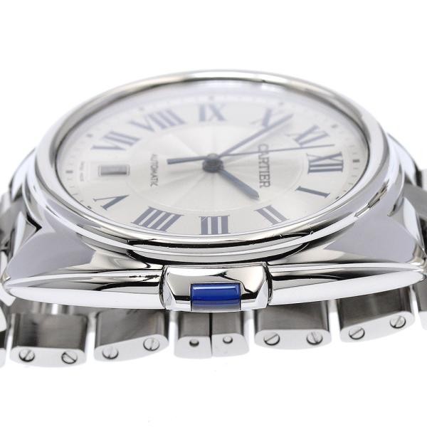 CARTIER CLÉ DE CARTIER WSCL0007 40mm SS Silver Dial Automatic Date #C411 image 2