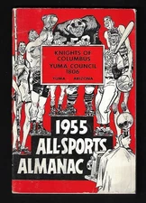 1955 All Sports Almanac, Knights of Columbus Yuma Council 1806, Frank Clement-NM