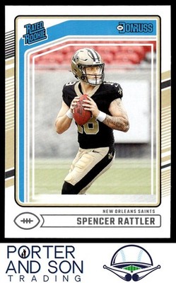 Spencer Rattler RC 2024 Donruss #359 New Orleans Saints Football Card