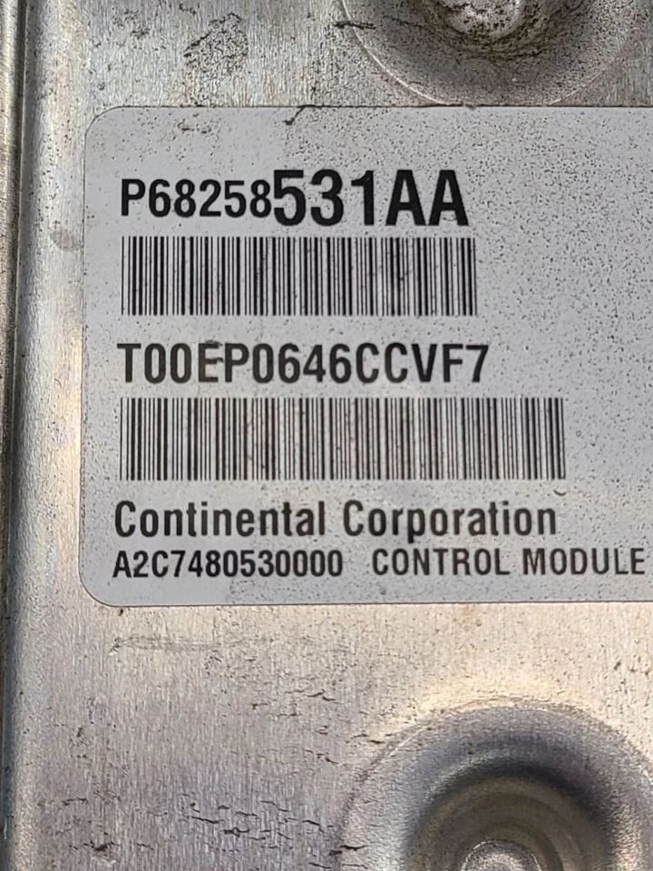 Электронный модуль управления двигателем ECM 2,4 л подходит для 16-17 200 619476 68258531AA - Изображение 2 из 4