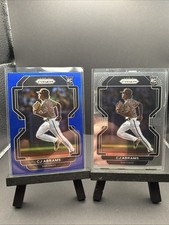 CJ ABRAMS BLUE PRIZM 2022 Panini  ROOKIE #12 Padres RC Nationals + FREE BASE RC