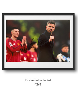 Micheal Carrick foto firmata a mano uomo Utd 12x8 certificato COA PSA QO card #2